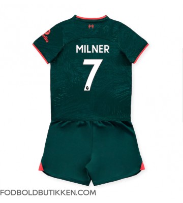 Liverpool James Milner #7 Tredjetrøje Børn 2022-23 Kortærmet (+ Korte bukser)
